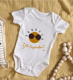 Resim Bitmeyenkartus Bk Kids Ilk Seyahat Tasarımlı Bebek Body Zıbın - Model 1 Çok Renkli 