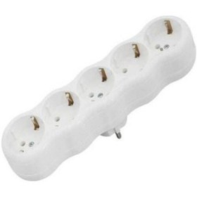 Resim fetih elektrik Topraklı 5'li Golyat Grup Priz 