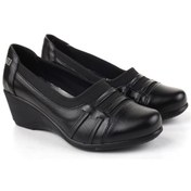 Resim Norfix 012 Strech 5,5 Cm Dolgu Topuk Kadın Ayakkabı 001 