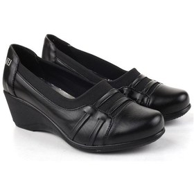 Resim Norfix 012 Strech 5,5 Cm Dolgu Topuk Kadın Ayakkabı 001 