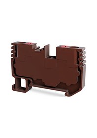 Resim Tbloc Pft 6mm Kahverengi Push-in Tek Katlı Klemens 