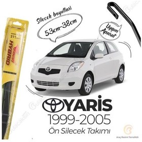 Resim Toyota Uyumlu Yaris Silecek Takımı 1999-2005 İnwells Hibrit 