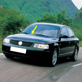 Resim Vw Passat B5 1997-2000 Ön Cam Sağ Silecek Kolu 3B1955410 