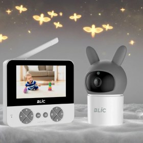 Resim Akıllı Bebek Kamerası Monitörlü – Karşılıklı Konuşma, Gece Görüşü, Sıcaklık Algılama, 32GB SD Kart Hediye 