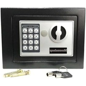 Resim Elektronik Şifreli Para Kasası, Paslanmaz Malzeme İle Güvenli Depolama 