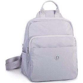 Resim Nas Bag Kadın Çok Gözlü Su Geçirmez Water Proof Ultra Hafif Sırt Çantası Gri 