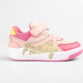 Resim Vicco Pretty Baskılı Kız Bebek Pudra Sneaker Pudra 