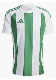 Resim Adidas Striped 24 Jsy Erkek Forma Yeşil 