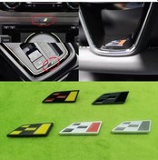 Resim Globalbloom 1 Adet 3d Metal Gösterge Paneli Konsol Süsü Oto Ses Kaplama Çıkartması Seat Mk2 Mk3 Ateca Ibiza Leon Vz Cupra Gümüş Gri 