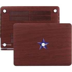 Resim McStorey Macbook Air Kılıf 13 inç Wood01 (Eski USB'li Model 2010-2017) A1369 A1466 ile Uyumlu 