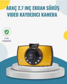Resim Araç İçi Hd Dvr Kamera G Sensor Ve Hareket Algılama Özellikli 