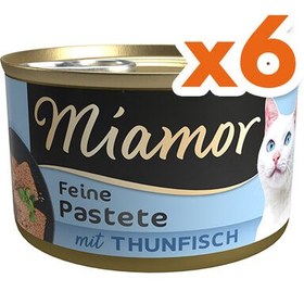 Resim Miamor Pastete Ton Balıklı Yetişkin Kedi Konservesi 85 Gr x 6 Adet 
