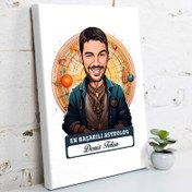 Resim Karikatürlü En Başarılı Erkek Astrolog Kanvas Tablo 