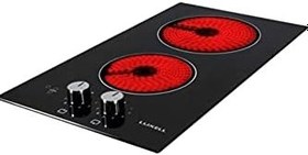 Resim Luxell V3-02 P Ikili Vitro Seramik Ankastre Elektrikli Ocak 