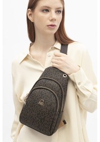 Resim Benetton Kadın Vücut Çantası Bnt1766 Kahve A. Camel 