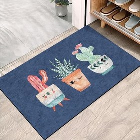 Resim Monnhein Kapı Önü Paspası - Modern ve Şık Kapı Paspası | Ev, Ofis ve Dış Mekân Kullanımı İçin (Kaktüs) 40x60 