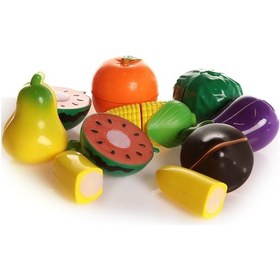 Resim Birlik Oyuncak Kesmeli Sebze-Meyveler 41 parça 