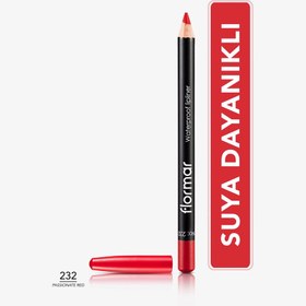 Resim Flormar Suya Dayanıklı ve Yoğun Pigmentli Mat Dudak Kalemi 232 Passionate Red 