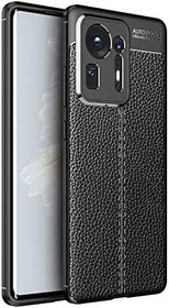 Resim Aksesuarcim Xiaomi Mi Mix 4 için Kılıf Silikon Deri Görünümlü Siyah 