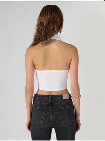 Resim Colin's Colins Slim Fit Kadın Beyaz Atlet Cl1064084 Q1.v1 Wht Beyaz 