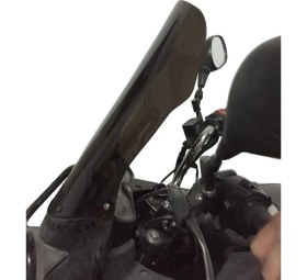 Resim GP Kompozit Honda CBF150 2005-2017 Uyumlu Ön Cam Füme 52 cm 
