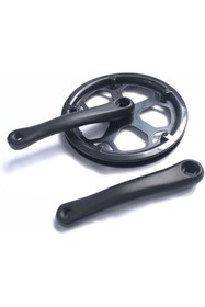 Resim SARİSSA BİSİKLET Elektrikli Bisiklet Aynakol Aluminyum Tek Yaprak 48T 170 mm Vitesli Uyumlu Siyah 