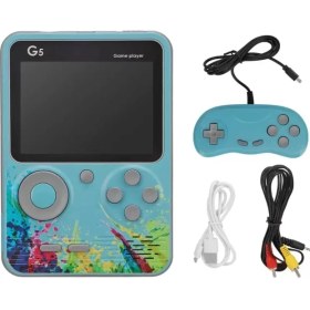 Resim Kanonik Education 3 Inç Ekran 500 Oyunlu Game Box Mini Taşınabilir Oyun Konsolu 