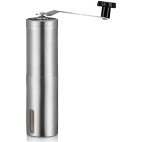 Resim Taşınabilir Paslanmaz Çelik Kahve Değirmeni - 30g Kapasiteli Manuel Öğütücü 