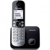 Resim Moraksesuar Telsiz Telefon Ev-ofis Ledli Büyük Ekran Panasonic Kx-tg6811 Siyah 