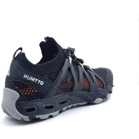 Resim Humtto HT620829A Outdoor Plaj Deniz Aqua Fileli Siyah Erkek Spor Sandalet Ayakkabı 