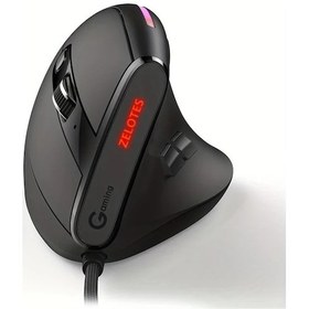 Resim Globalbloom Jomaa Ergonomik Dikey Rgb Gaming Mouse 9 Tuşlu Usb Kablolu Siyah Optik Hareket Algılama - 