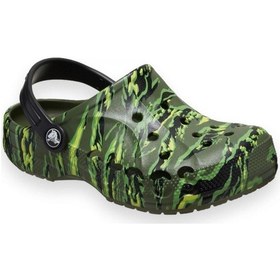 Resim Crocs 209728 Baya Seasonal Printed Cg K Yeşil Çocuk Terlik Yeşil 