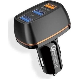 Resim Joyroom C-m303 Qc 3.0 30w 3xusb Araç Şarj Cihazı 