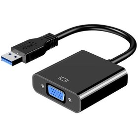 Resim Aghbilgisayar Usb To Vga Dönüştürücü Usb 3.0 Vga 15 Pin Çevirici Çoklu Ekran 