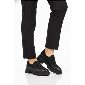 Resim Pierre Cardin Siyah Taş İşlemeli Hafif Kadın Casual Ayakkabı Pc-55216 Z Siyah 