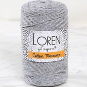 Resim Loren Cotton Macrame Gri - R082 - 34357 