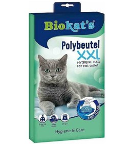 Resim Biokat's Polybeutel XXL Boy Kedi Kumu Hijyen Torbası 12'li 