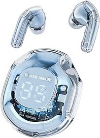 Resim ACEFAST Kablosuz Kulaklık Bluetooth 5.3 Kulaklıklar LED Güç Ekranı Mini Kristal Kulak İçi Kulaklıklar Kablosuz Şarj Kutusu Dokunmatik Kontrol Spor için Dahili Mikrofon Kulaklık Su Geçirmez Kulaklık 