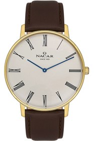 Resim Nacar KLASİK KAHVERENGİ ERKEK KOL SAATİ NC34-290290-DWL2 