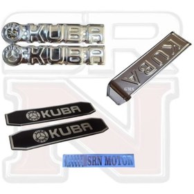 Resim Gms Cg Çita Kuba Nikel Set Far Kaşı + Depo Yazısı + Damla Sticker Yan Kapak Yazısı SRN3 