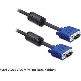 Resim Vga M/M 3M Filtreli Data Kablosu Vga3 