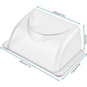 Resim Tenfowee Görünür Kapı Zili/erişim Kontrol Cihazı Koruyucu Kapağı - Süper Sert Ateş Direnci Pv Plastik - Suya/solar Işığa/uv'ye Dayanıklı - Şeffaf - Kolay Kurulum A14 