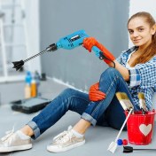 Resim Guangdong Spirit Matkap Için Boya Karıştırıcı-8 x Epoksi Karıştırıcı-Siyah&beyaz (Yurt Dışından) 