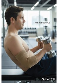 Resim 2'li Ortopedik Spor Dirseklik Unisex Elbow Sleeve Spor Antrenman Destek Koşu Gym Fitness Dirseklik 