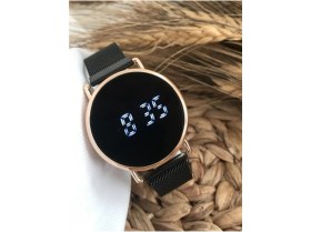 Resim Spectrum Erkek Siyah Mıknatıs Kordon Kol Saati Renkli Kasa Plastik Malzeme Suya Dayanıklı 