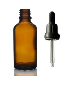 Resim 50ml Kahverengi Cam Damlalıklı 24 Adet, Siyah Kapak, Ecza Şişesi, Damlalıklı Şişe, Propolis Şişesi, Damlatmalı Şişe, Saç Serum Şişesi, Ecza Şişesi 