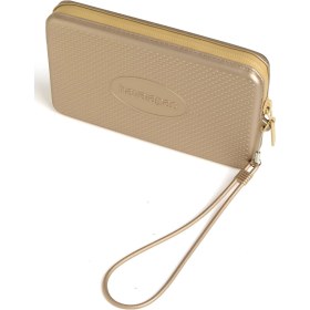 Resim Havaianas Mini Bag Plus Cool Metalik Altın Plaj Çantası Açık Bej 