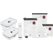 Resim ZWILLING Fresh & Save Vakumlu Başlangıç Seti, Cam, 8 Parçalı, Kutu, Pompa ve Torba Dahil, La Mer 