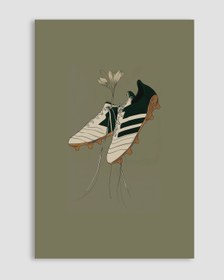 Resim Futbol Kramponları Poster - 30x40cm / Çerçevesiz 