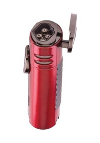 Resim Xikar Hp4 Lighter Quad Lighter Kırmızı Çakmak 